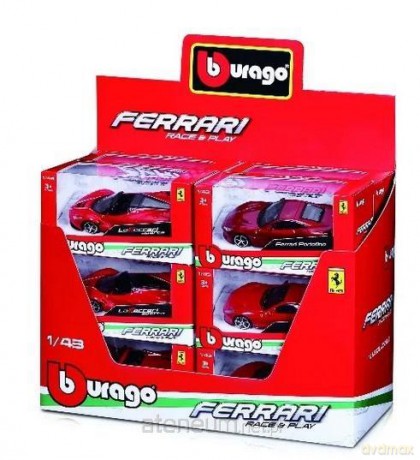 Ferrari różne rodzaje 1:43