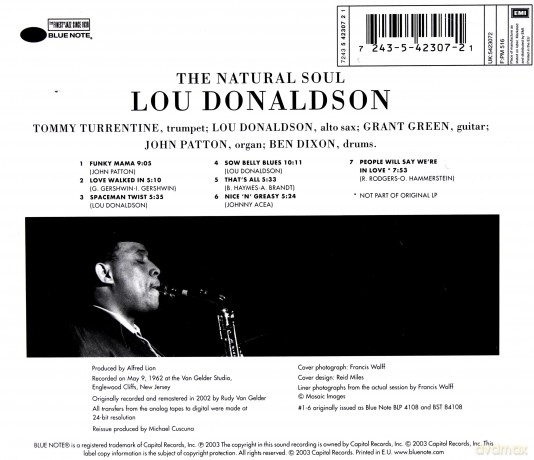 Donaldson, Lou: The Natural Soul [CD]