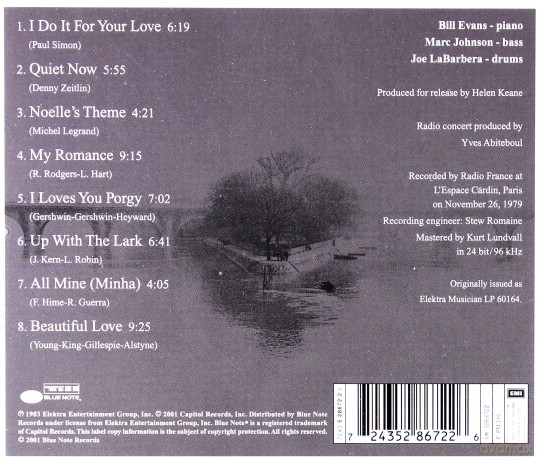 Bill Evans: The Paris Concert Edition 1 [CD]