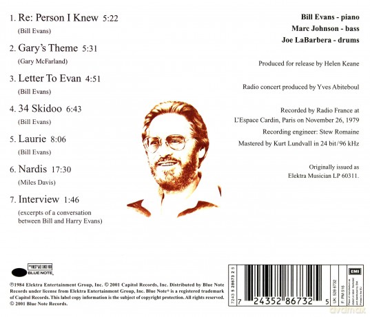 Bill Evans: The Paris Concert Edition 2 [CD]