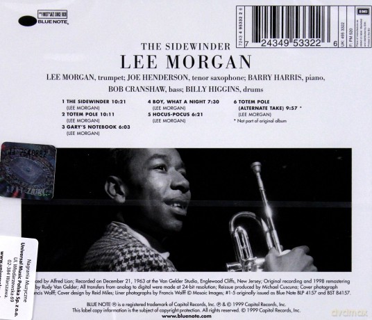 Lee Morgan: The Sidewinder (rudy Van Gelder Remaster) [CD]