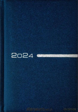 Kalendarz książkowy 2024 A5 tygodniowy terminarz [KALENDARZ]