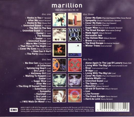Marillion: The Singles 89-95 [CD]
