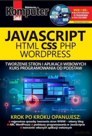 Komputer Świat Javascript HTML CSS PHP - Krzysztof Dziedzic [KSIĄŻKA]