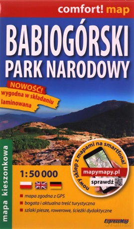 Mapa - Babiogórski Park Narodowy 1:50 000