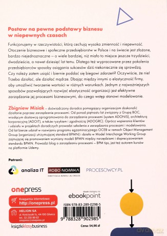 Modelowanie procesów biznesowych. BPMN 2.0 od podstaw - Zbigniew Misiak [KSIĄŻKA]