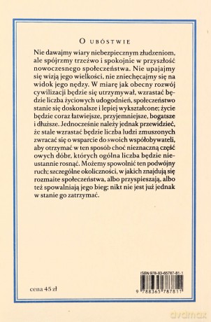 O ubóstwie - Alexis de Tocqueville [KSIĄŻKA]