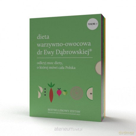 Pakiet: Dieta warzywno-owocowa dr Ewy Dąbrowskiej - Paulina Borkowska, Beata Anna Dąbrowska [KSIĄŻKA]