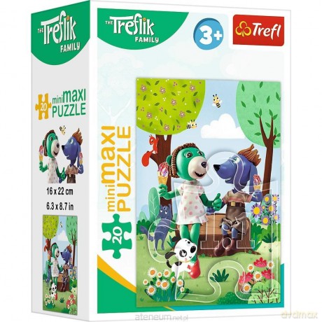 Puzzle 20 el. miniMaxi Dzień Treflików 1 [PUZZLE]