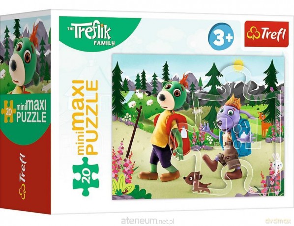 Puzzle 20 el. miniMaxi Dzień Treflików 4 [PUZZLE]