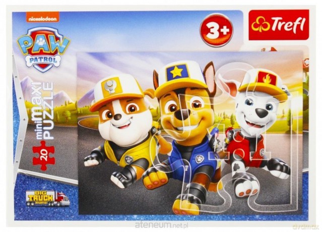 Puzzle 20 el. miniMaxi Wesołe pieski 1 [PUZZLE]