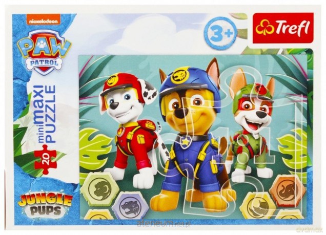 Puzzle 20 el. miniMaxi Wesołe pieski 2 [PUZZLE]