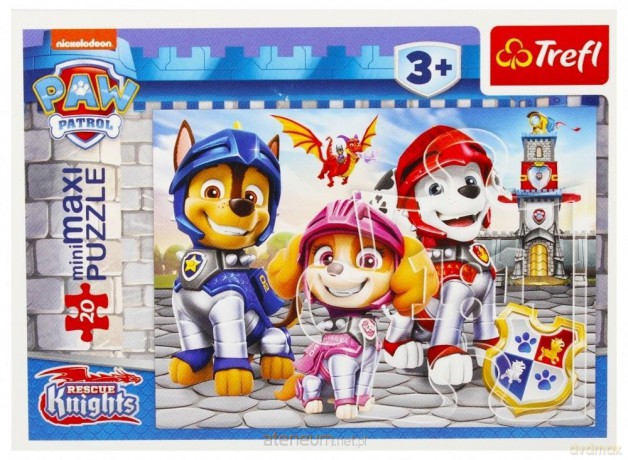 Puzzle 20 el. miniMaxi Wesołe pieski 3 [PUZZLE]