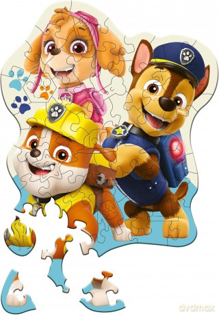 Puzzle drewniane 50 Zabawny Psi Patrol [PUZZLE]