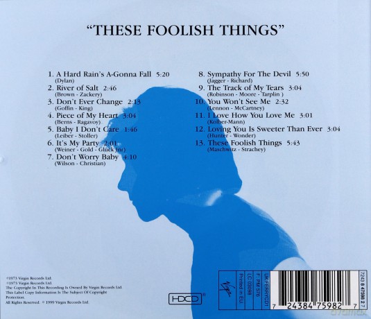Bryan Ferry: These Foolish Things [CD]
