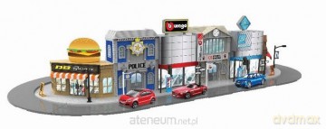 Str. Fire Bburago City Train Station 1:43