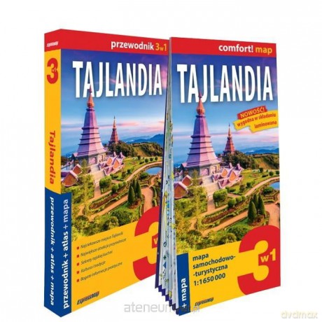 Tajlandia 3w1: przewodnik + atlas + mapa [KSIĄŻKA]