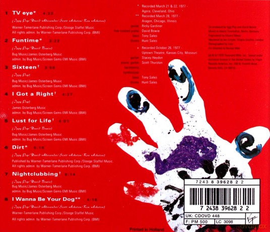 Pop, Iggy: Tv Eye [CD]