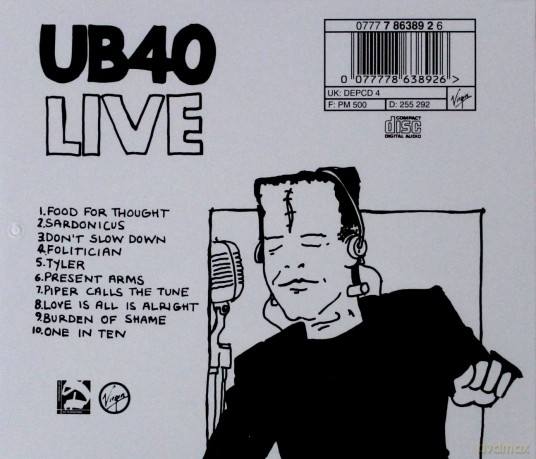 Ub40: Ub40 Live [CD]