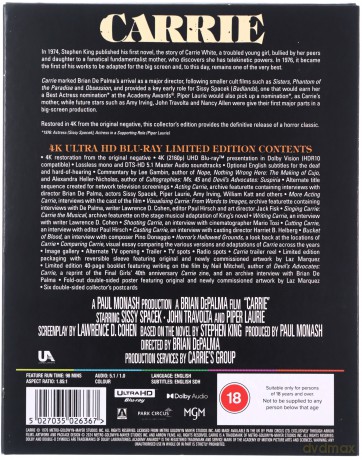 Carrie (Limited) [Blu-Ray 4K]