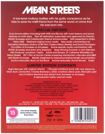 Mean Streets (Ulice nędzy) (Limited) [Blu-Ray 4K]+[Blu-Ray]