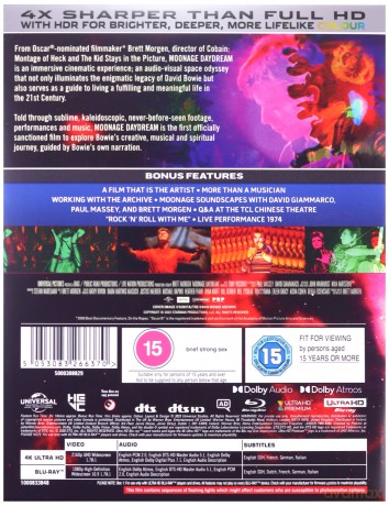 Moonage Daydream (Limited) [Blu-Ray 4K]+[Blu-Ray]