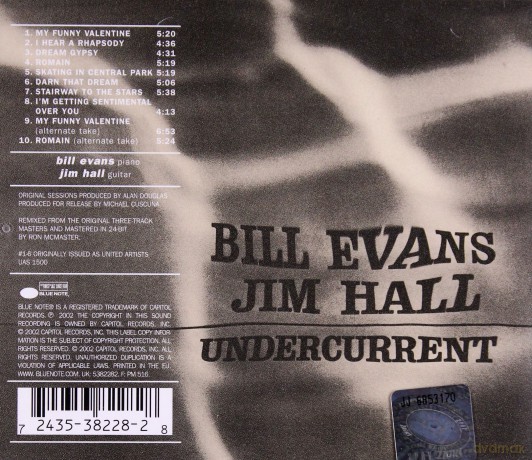 Evans, Bill / Hall, Jim: Undercurrent [CD]