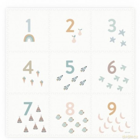 Dwustronna mata piankowa i pudełko