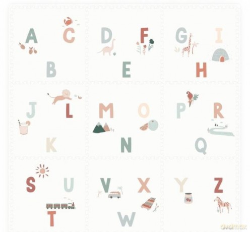 Dwustronna mata piankowa i pudełko