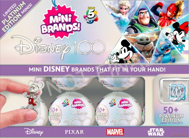 Figurki Mini Brands Disney seria Platinum karton 18 sztuk [FIGURKA]