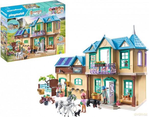 Playmobil Ranczo Waterfall Stadnina Koni (71351)