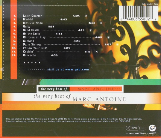 Antoine, Marc: Very Best Marc Antoine [CD]