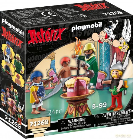 PLAYMOBIL Zestaw Asterix 71269 Zatruty tort Piramidonisa