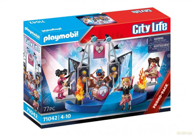 PLAYMOBIL Zestaw City Life 71042 Zespół muzyczny