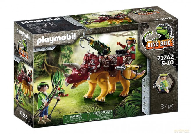 PLAYMOBIL Zestaw DINO Rise 71262 Triceratops