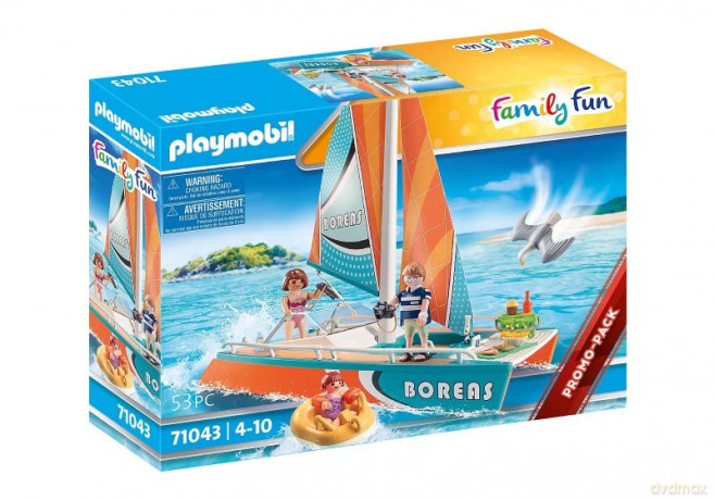 PLAYMOBIL Zestaw Family Fun 71043 Katamaran