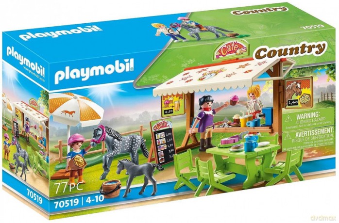 PLAYMOBIL Zestaw figurek Country 70519 Kawiarnia "Kucyk"
