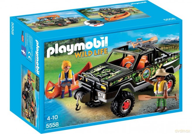 PLAYMOBIL Zestaw figurek Wild Life Przygoda z Pickupem