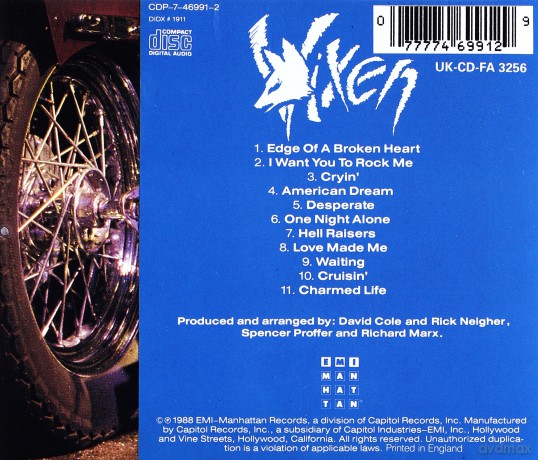 Vixen: Vixen [CD]