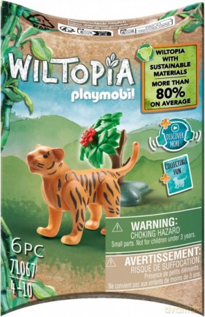 PLAYMOBIL Zestaw figurek Wiltopia 71067 Mały tygrys