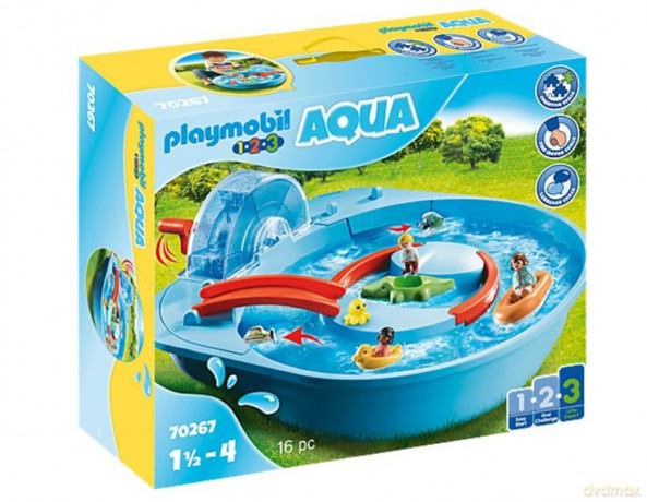 PLAYMOBIL Zestaw z figurkami 1.2.3 70267 AQUA Park wodny