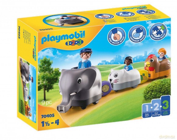 PLAYMOBIL Zestaw z figurkami 1.2.3 70405 Mój pierwszy pociąg