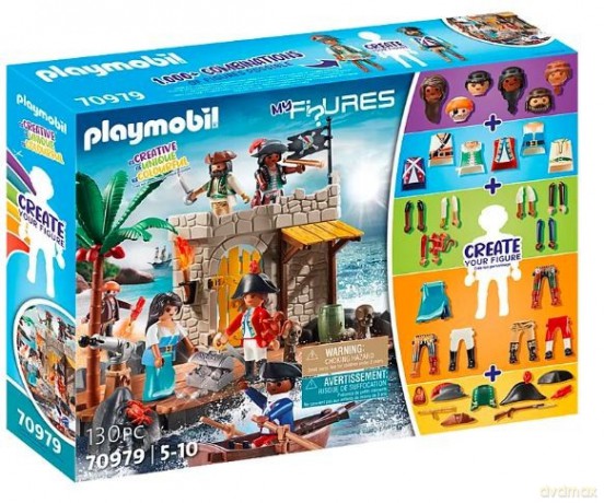 PLAYMOBIL Zestaw z figurkami 70979 My Figures: Wyspa piratów