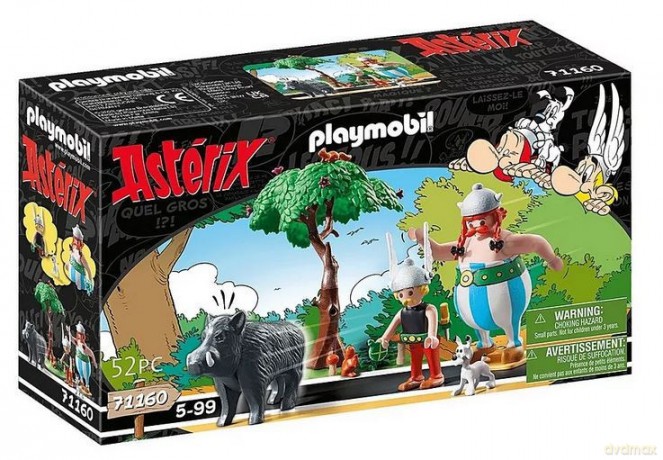 PLAYMOBIL Zestaw z figurkami Asterix 71160 Polowanie na dziki