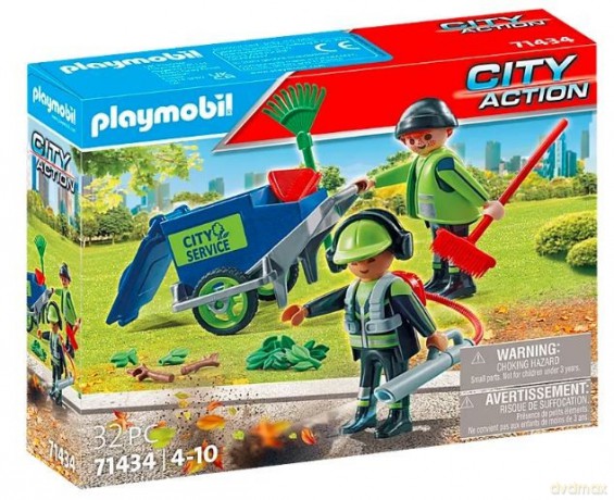 PLAYMOBIL Zestaw z figurkami City Action 71434 Zespół sprzatający miasto