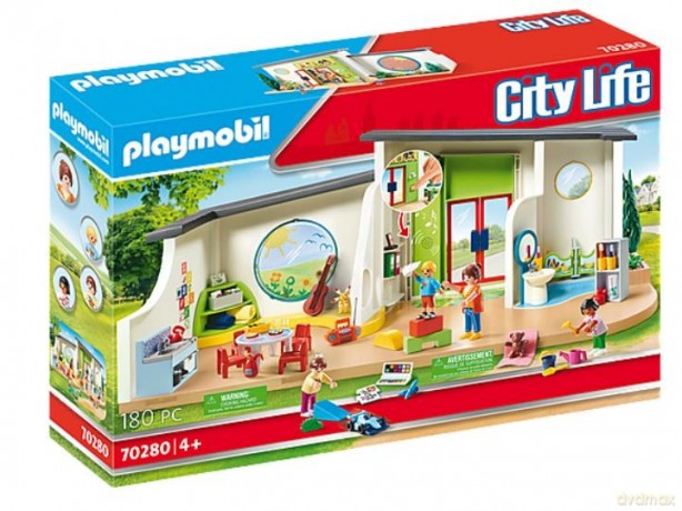 PLAYMOBIL Zestaw z figurkami City Life 70280 Przedszkole Tęcza