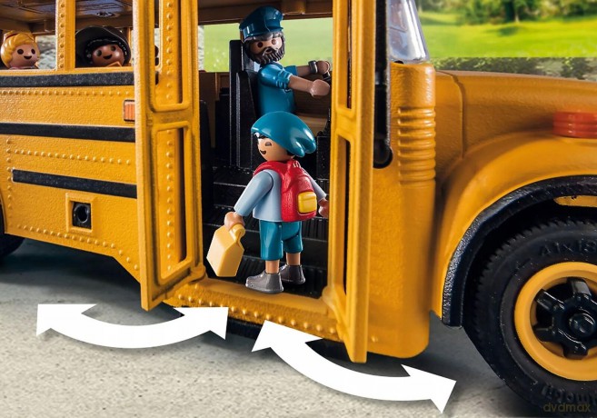 PLAYMOBIL Zestaw z figurkami City Life Autobus Szkolny (70983)