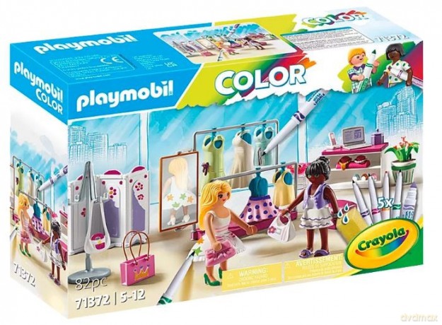 PLAYMOBIL Zestaw z figurkami Color 71372 Butik z odzieżą