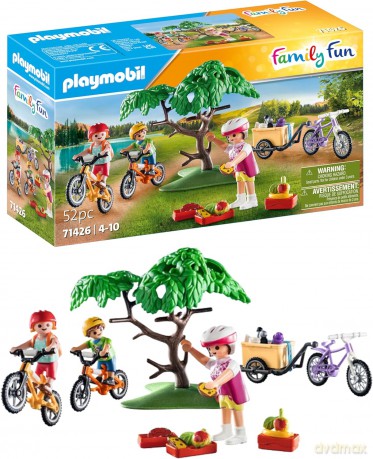 PLAYMOBIL Zestaw z figurkami Family Fun 71426 Wycieczka rowerami górskimi