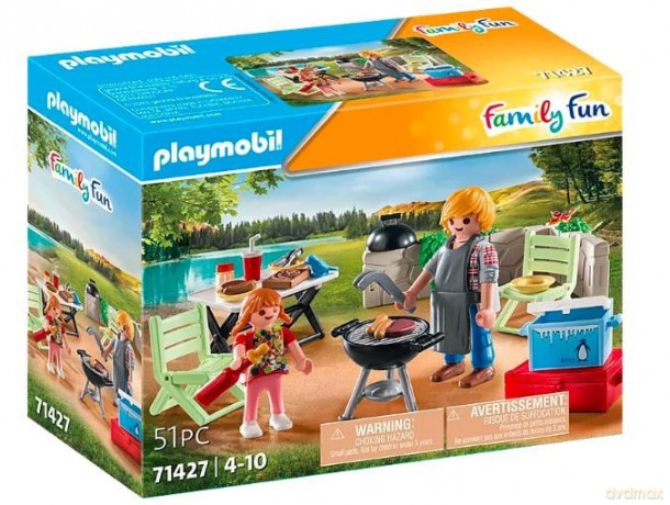PLAYMOBIL Zestaw z figurkami Family Fun 71427 Wspólne grillowanie